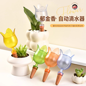 懒人自动小鸟浇花器出差滴水神器阳台家用花盆栽滴灌加水器渗水器