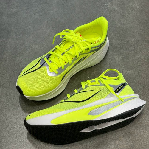 飞电6C碳板跑鞋新款学生春季体育训练中考跑步鞋校园比赛运动鞋男