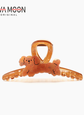 可爱卡通动物抓夹2025新款高级感后脑勺发夹女气质鲨鱼夹百搭头饰