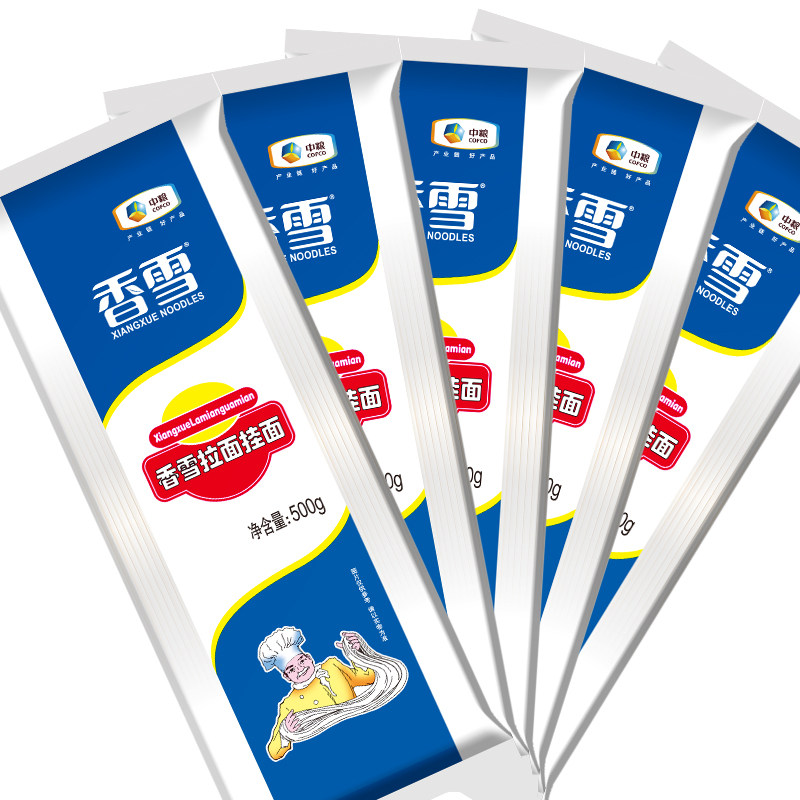 香雪拉面挂面500gX5袋 炒面拌面炸酱面条 家庭装,粮油调味/速食/干货/烘焙,面条/挂面（无料包）,淘宝优惠券,粉丝福利购,淘宝优惠卷
