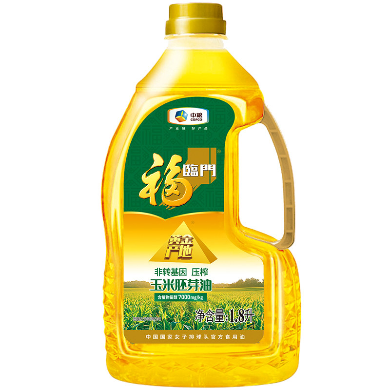 福临门非转基因玉米油1.8L图片