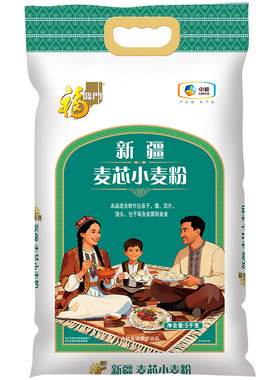 新疆产地麦芯小麦粉5kg