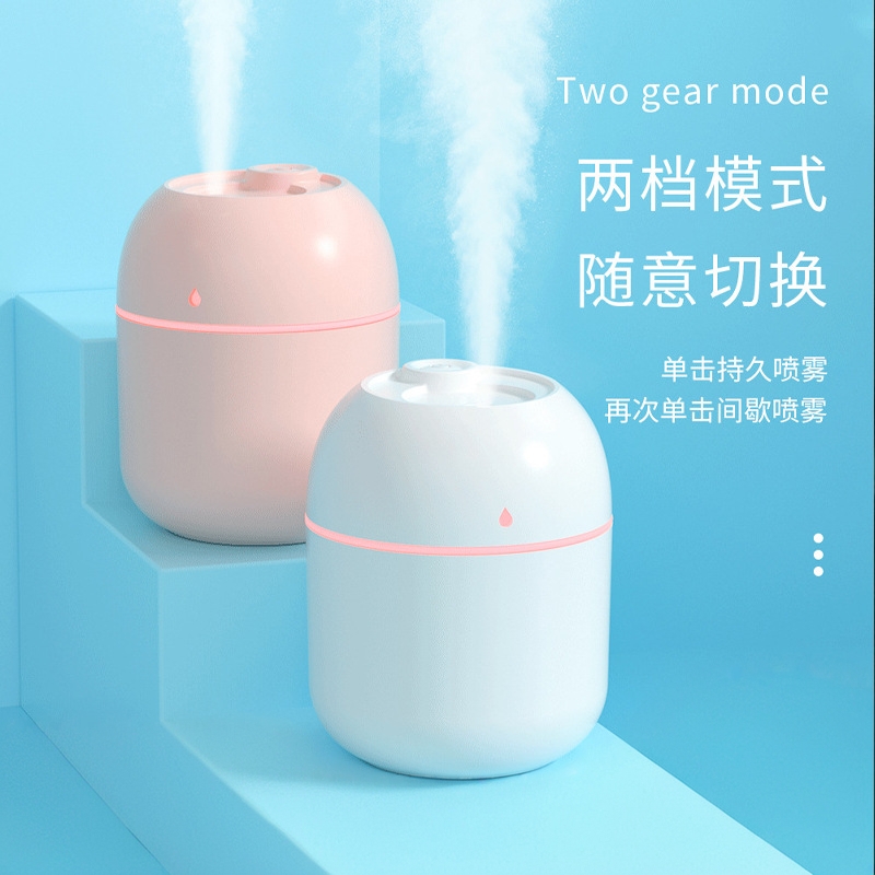 新款小Y款 USB彩蛋加湿器 家用大喷雾量补水仪便携车载香薰器