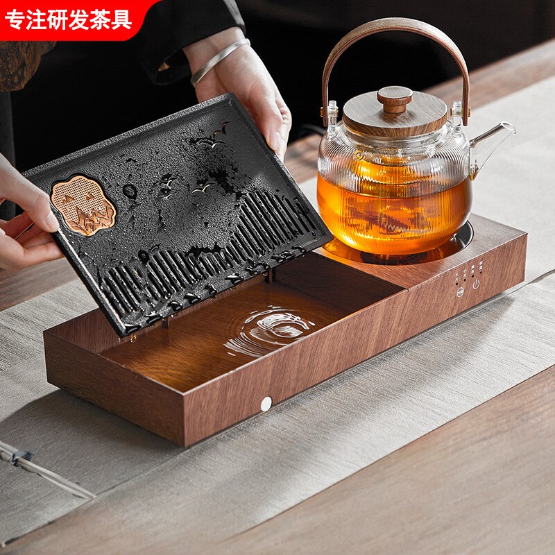 电陶炉煮茶器一体式小型自动茶盘泡茶器家用商务茶具套装礼品