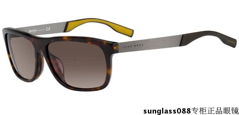 新款专柜正品 HUGO BOSS 0585/F/S 亚洲版波士太阳镜男士墨镜