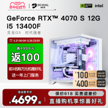 名龙堂 i5 13400F/RTX 3060/4060Ti/4070S电脑主机吃鸡游戏DIY组装机全套电竞直播水冷台式机整机兼容机