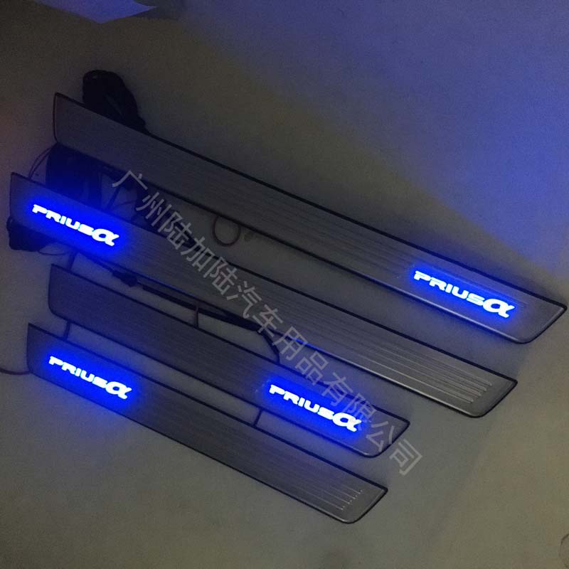 普锐斯led灯门槛条迎宾踏板汽车