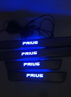 专用于丰田30系普锐斯Prius ZVW30 XW30门槛条LED灯迎宾踏板门坎