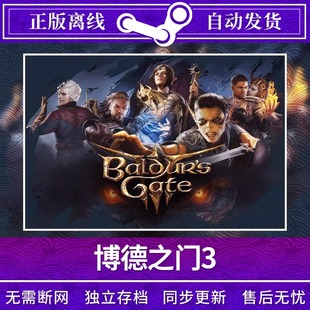 Gate 博德之门3 离线游戏PC中文国区Baldur Steam正版