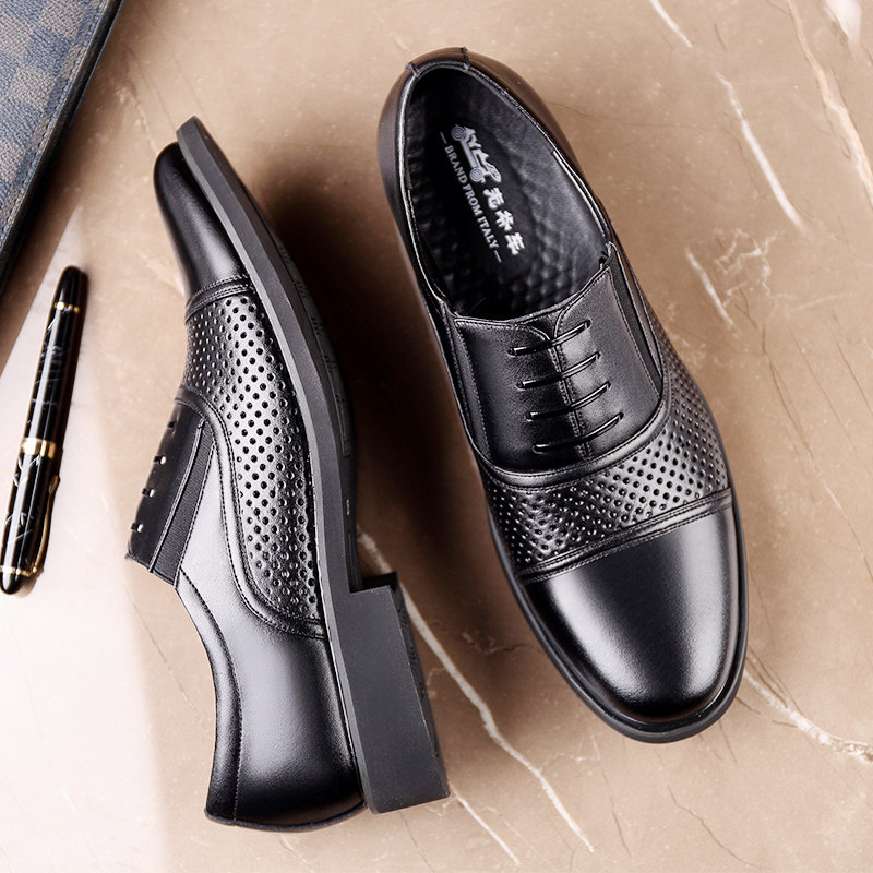打孔男鞋夏季三尖头包头网眼皮凉鞋男真皮三接头皮鞋子老爷车正品,流行男鞋,洞洞鞋,淘宝优惠券,粉丝福利购,淘宝优惠卷