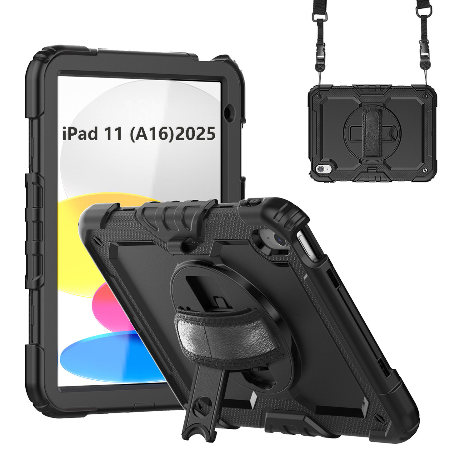 iPad11/10代保护套带挂绳支架壳
