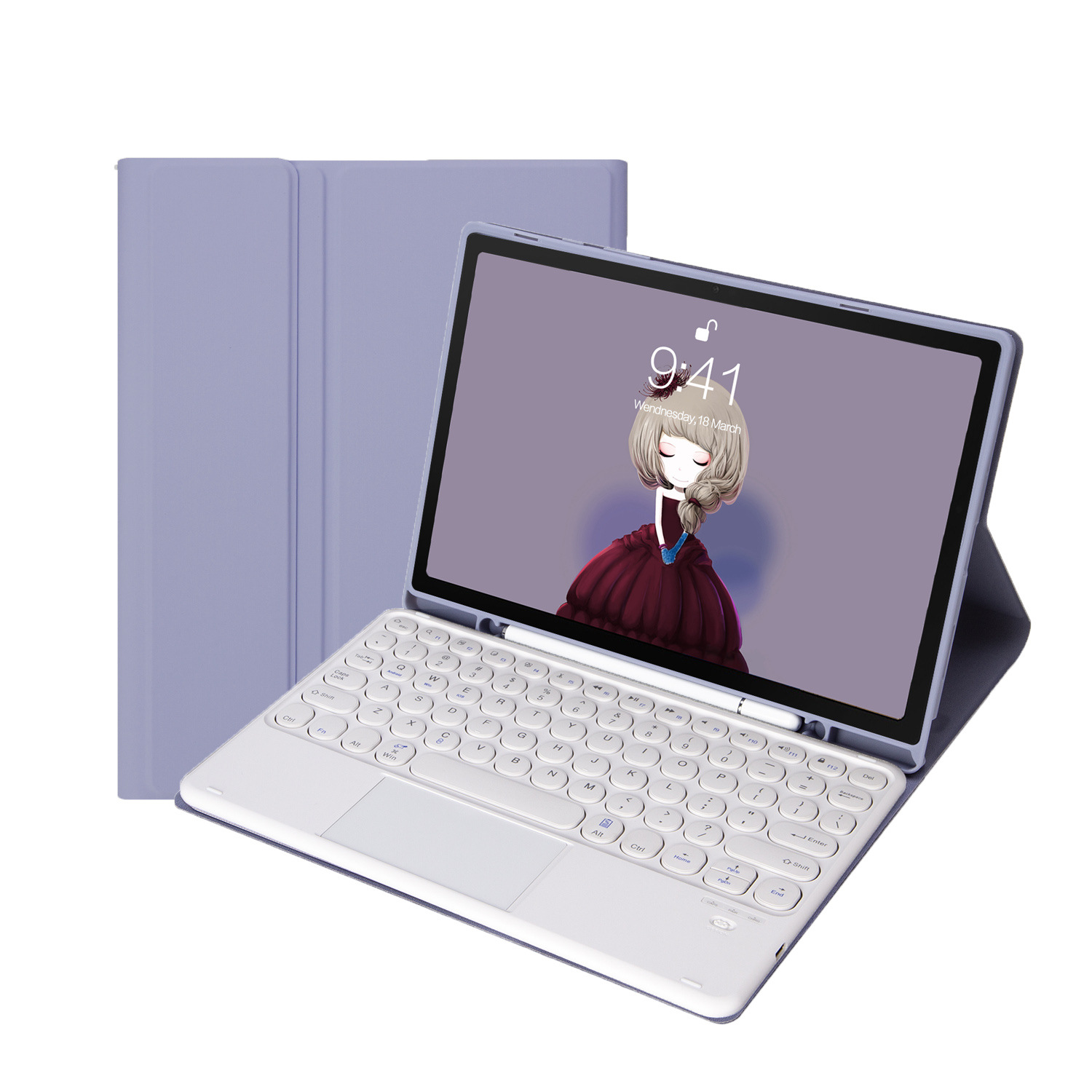 三星系列平板保护壳带键盘分体式