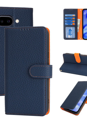 适用谷歌Pixel 10Pro手机壳真皮Pixel 10插卡支架壳Pixel 9a磁吸翻盖保护套Pixel 8a高档壳Pixel 7a时尚皮套