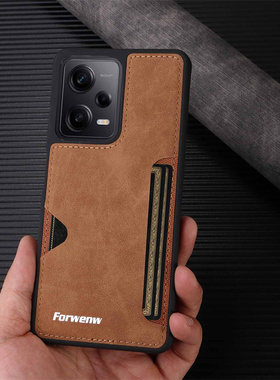 适用红米note13 Pro手机壳新款11A插卡12C保护套note12/11全包防摔小米poco X6/X5高档壳poco M6 Pro后盖薄款