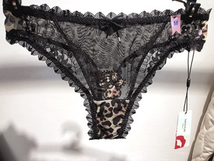 布迪设计自由荒漠豹纹性感蕾丝丁字裤 BOBKC089