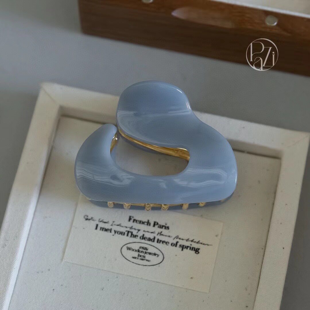 2024新款韩国东大门进口发饰简约百搭糖果色发夹抓夹马尾发抓头饰