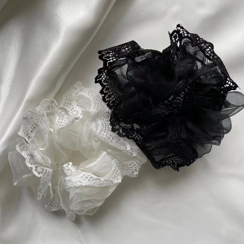 发圈发绳超仙甜美蕾丝花朵
