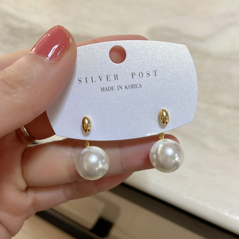 珍珠短款耳环施家珍珠耳钉
