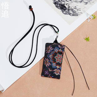 高端织锦香囊袋空袋古风香包中草药荷包驱蚊随身挂件平安符福布袋