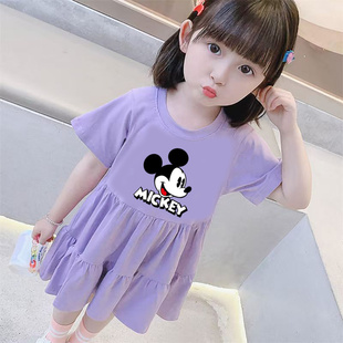 女童夏季裙子2026新款洋气儿童连衣裙薄款小女孩宝宝短袖公主裙潮