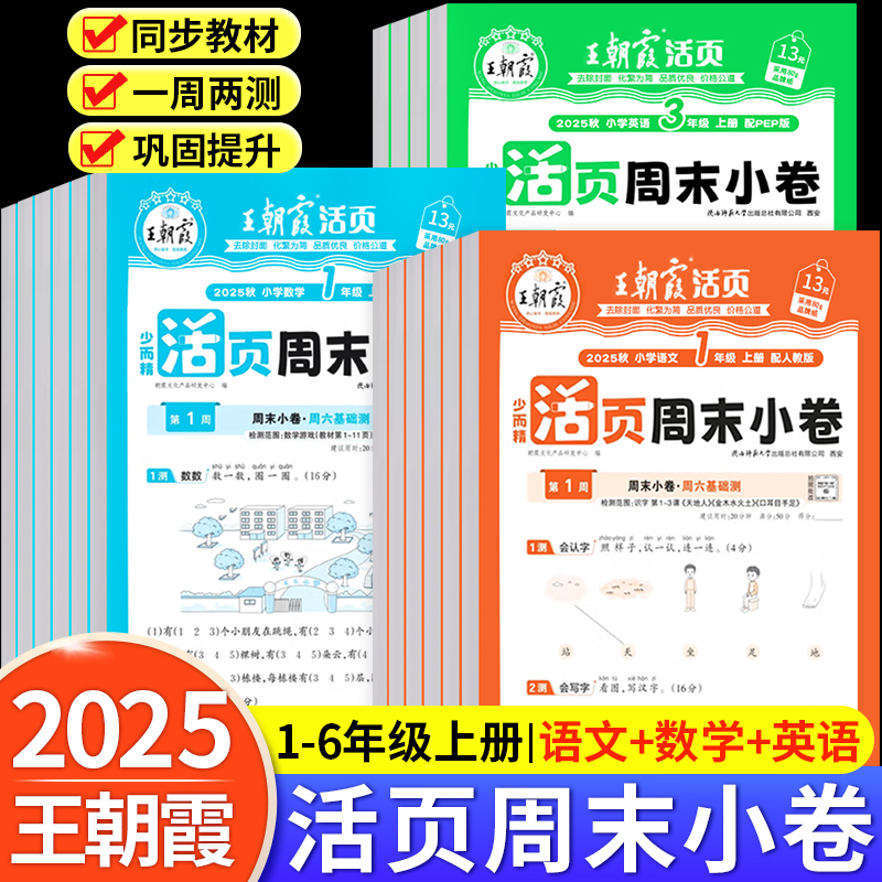 2025王朝霞活页周末小卷