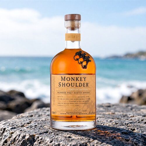 英国 三只猴子肩膀麦芽金猴纯麦混合威士忌MONKEY SHOULDER 700ml
