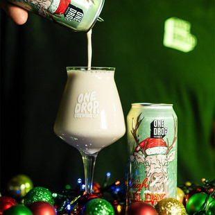 澳洲进口 One Drop一滴果泥精酿啤酒五倍水果冰淇淋酸艾尔440ml