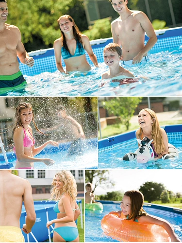 Intex, детская трубка, бассейн для взрослых, большая вилла, увеличенная толщина