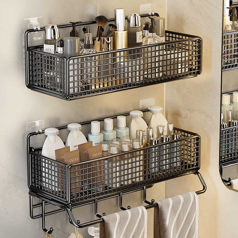 卫生间置物架免打孔壁挂收纳架