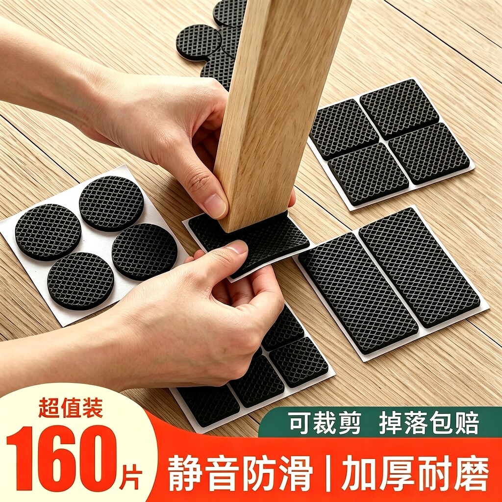 椅子静音脚垫桌椅凳子腿保护套沙发餐椅防滑贴家具防撞垫桌腿脚套