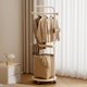 衣帽架小型落地卧室挂衣架家用房间室内立式 床尾晚上放衣服挂架子