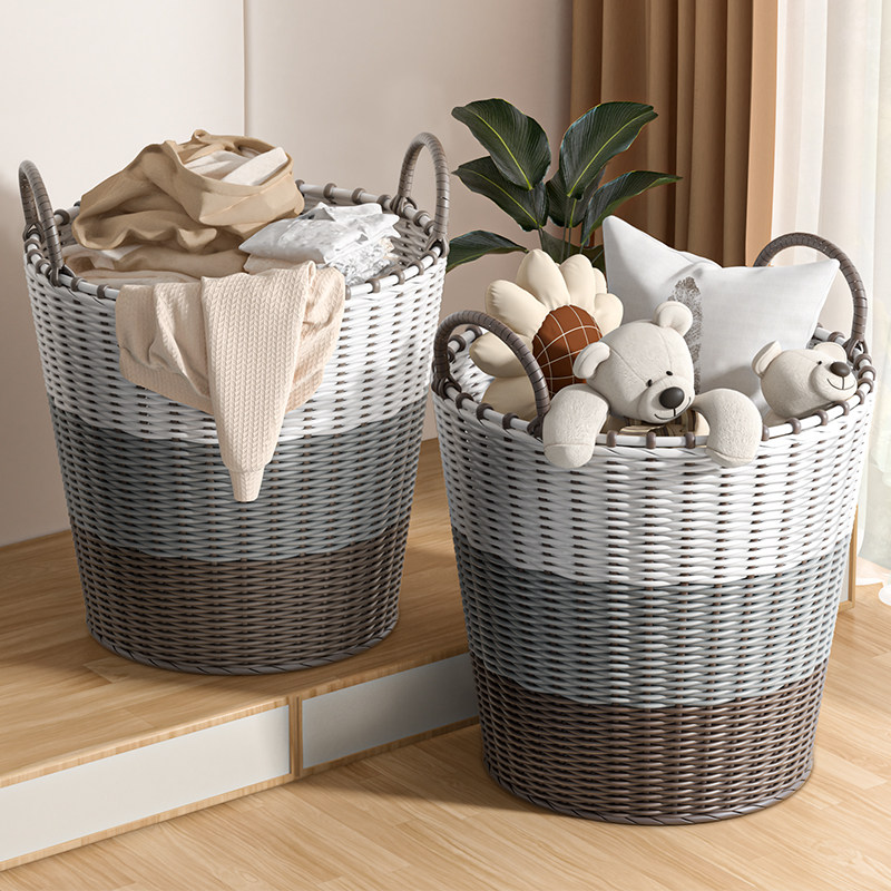 脏衣篓脏衣篮放毛绒娃娃玩具神器脏衣服收纳筐家用卫生间洗衣篓桶