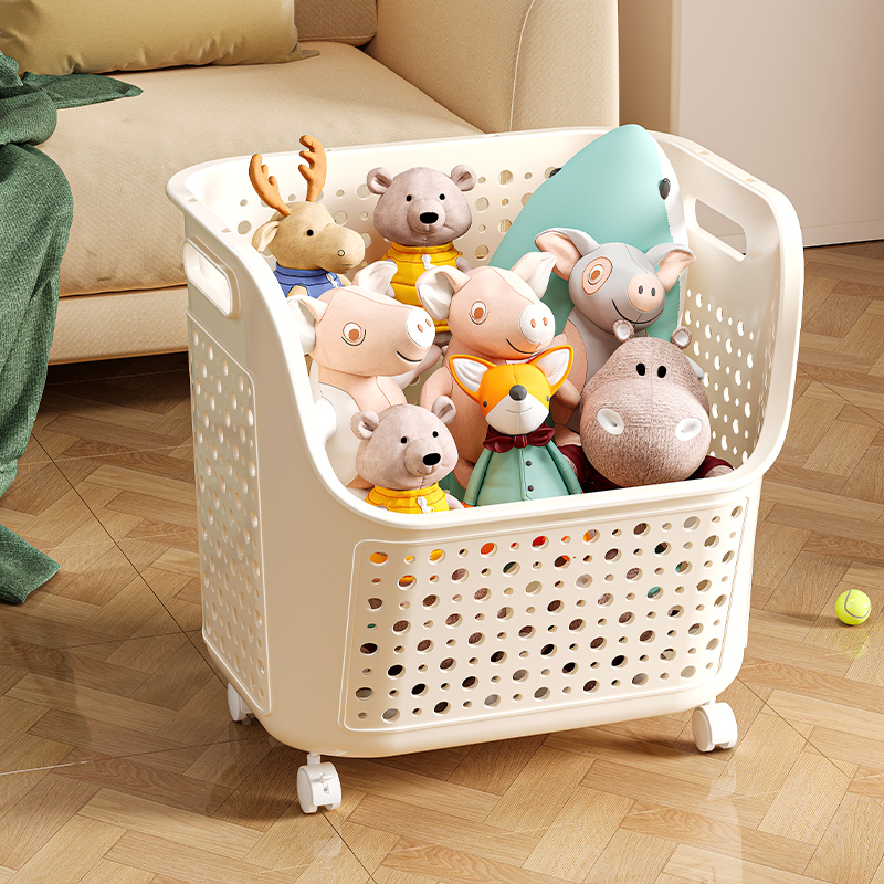 脏衣篮带轮可移动家用浴室脏衣服