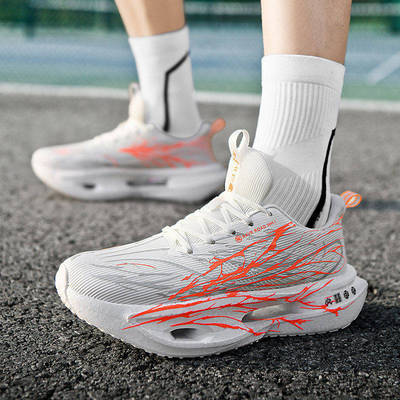 男童学生网面减震跑步鞋赤兔9pro专业大码鞋碳板跑鞋大童运动鞋子