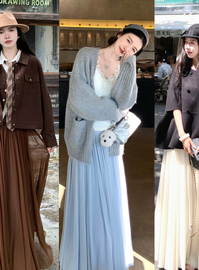 渔小平 垂垂裙 zim显高显瘦仙女网纱裙低腰绝美巨好看的半身裙