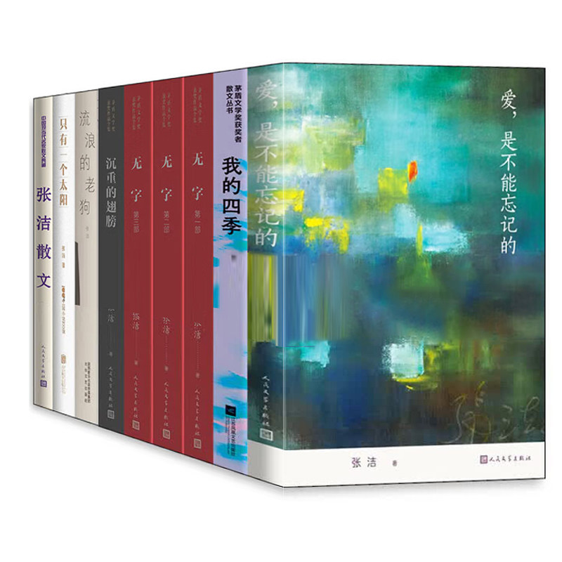 张洁作品9册爱是不能忘记