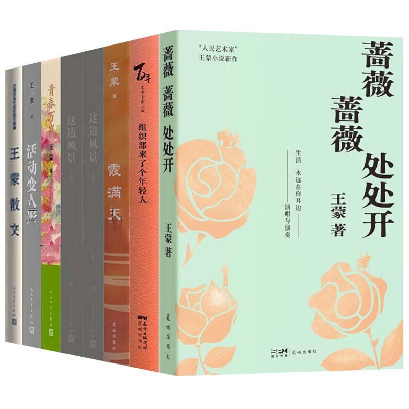 王蒙作品8册蔷薇处开+组
