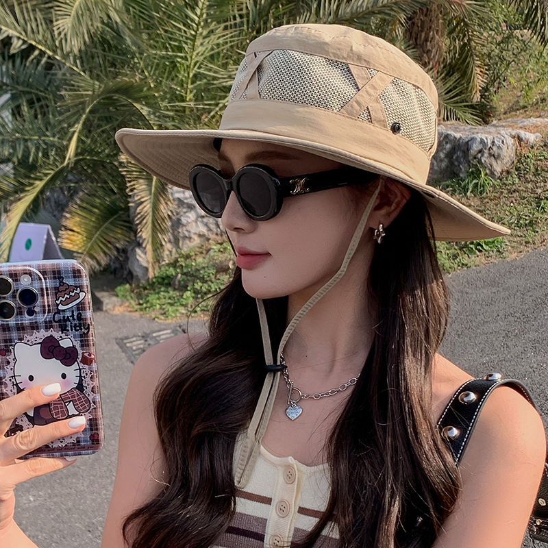雅卓人女士遮阳帽户外登山帽