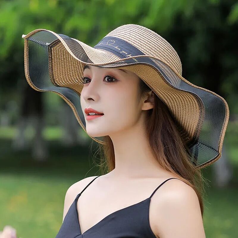 草帽户外休闲女春夏季防晒遮阳