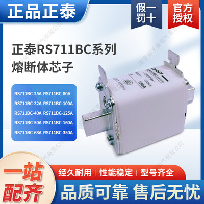 。正泰熔断器芯子保险丝RS711BC NGTC00 RS712C NTG3底座 100A400