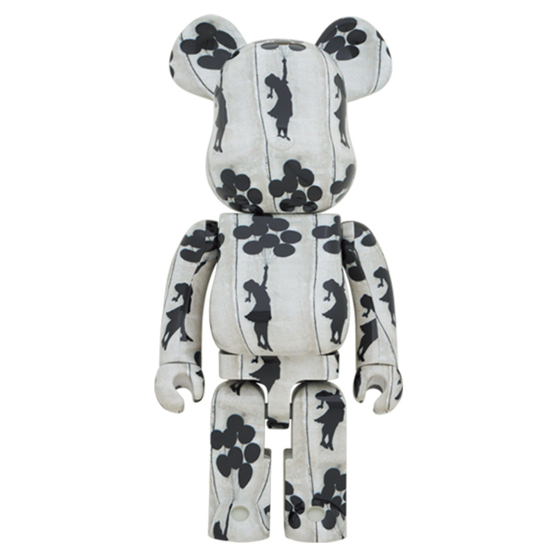 现货 be@rbrick 积木熊 bearbrick banksy 班克西 气球女孩 1000%
