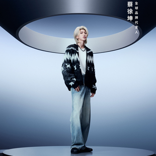 【蔡徐坤同款】BONELESS复古水洗结构牛仔裤街头潮牌设计感休闲裤