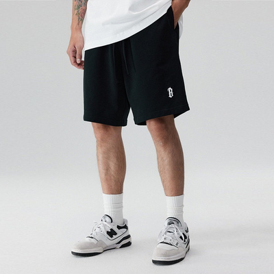 BONELESS基础logo字体运动短裤