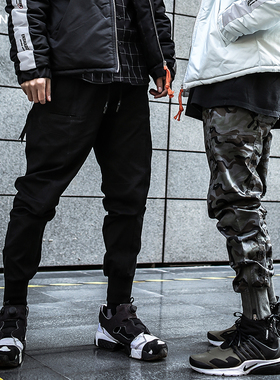 ENSHADOWER隐蔽者四代慢跑迷彩束脚裤潮修身运动休闲长裤男国潮