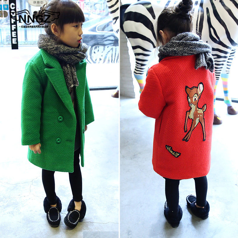 2018 winter new pattern Children's clothing Korean Edition men and women Fawn woolen overcoat children Woollen cloth thickening coatin the Children/Baby/Family fitted , Coat/Jacket/Overcoat , Coat  category - from Buy2taobao.com to provide professional Taobao agent buy service