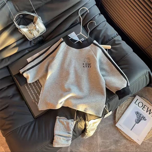 棉质套装 堆堆袜裤 春秋季 卡通KT卫衣休闲时尚 两件套 2025新款 亲子装