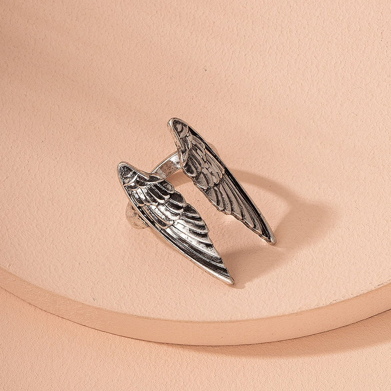 欧美外贸气质时尚简约复古硬币戒指夸张大款街拍网红指环女款