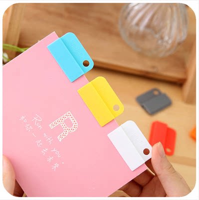 韩国 糖果色多功能夹 照片夹|书签夹|便签夹|分类夹