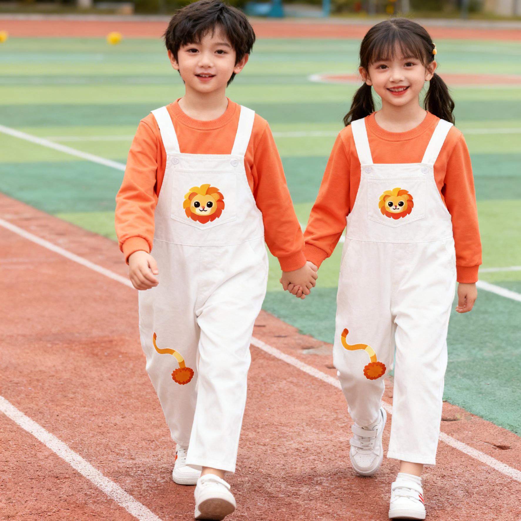 儿童背带裤狮子王表演服讲故事