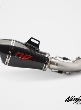 适用于Kawasaki ninjia 1000sx 改装排气管 短斜六角中尾段排气管